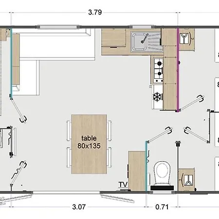Camping Les Goelands - Maeva 3* Ares